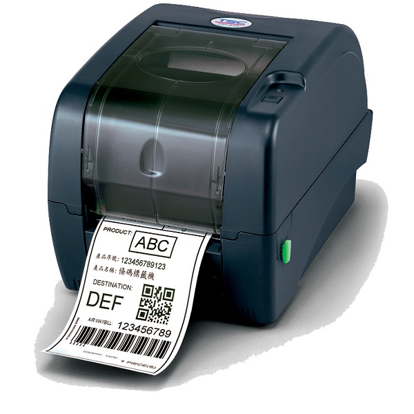 TSC TTP-247 Desktop Printer (7 ips) (203 dpi) (4" Wide) (5" Outer Diameter) (USB) (Parallel + HC Application)