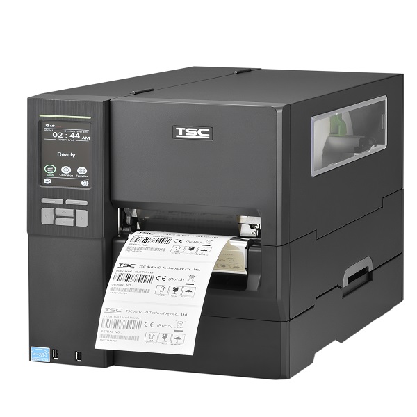 TSC MH241P Thermal Transfer Industrial Label Printer (14 ips) (203 dpi) (4.09" Print Width) (Ethernet/RS-232 Serial/USB/USB Host/Wi-Fi/Bluetooth) (US) (Includes Full Internal Rewind)