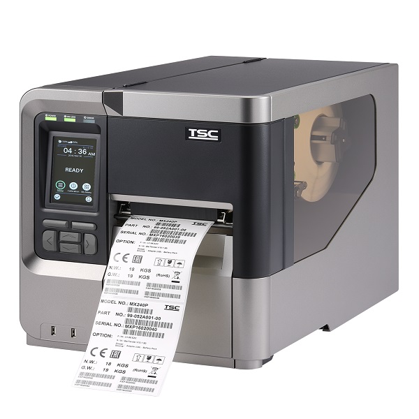 TSC MX641P Thermal Transfer Industrial Label Printer (6 ips) (600 dpi) (4.09" Print Width) (Ethernet/RS-232 Serial/USB/USB Host) (Wi-Fi Ready)
