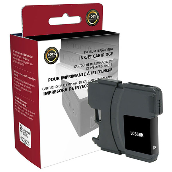 CIG Remanufactured High Yield Black Ink Cartridge for MFC-5890CN 5895CW 6490CW 6890CDW (Alternative for Brother LC65BK) (900 Yield)