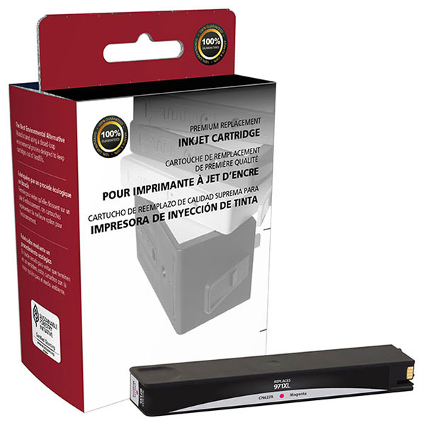 CIG Remanufactured High Yield Magenta Ink Cartridge for Officejet Pro X451, X476, X551, X576 (Alternative for HP CN627AM, 971XL) (6,600 Yield)