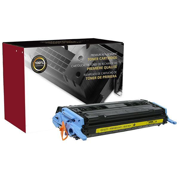 CIG Remanufactured Yellow Toner Cartridge for Color LJ 1600, 2600, 2605DN, CM1015 MFP, CM1017 MFP (Alternative for HP Q6002A, 124A) (2,000 Yield)