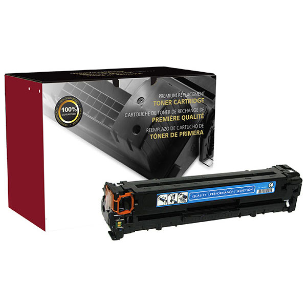 CIG Remanufactured Cyan Toner Cartridge for Color LJ CP1215, CP1515N, CP1518, CM1312 MFP (Alternative for HP CB541A, 125A) (1,400 Yield)