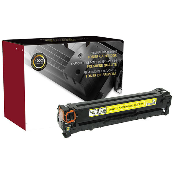 CIG Remanufactured Yellow Toner Cartridge for Color LJ CP1215, CP1515N, CP1518, CM1312 MFP (Alternative for HP CB542A, 125A) (1,400 Yield)