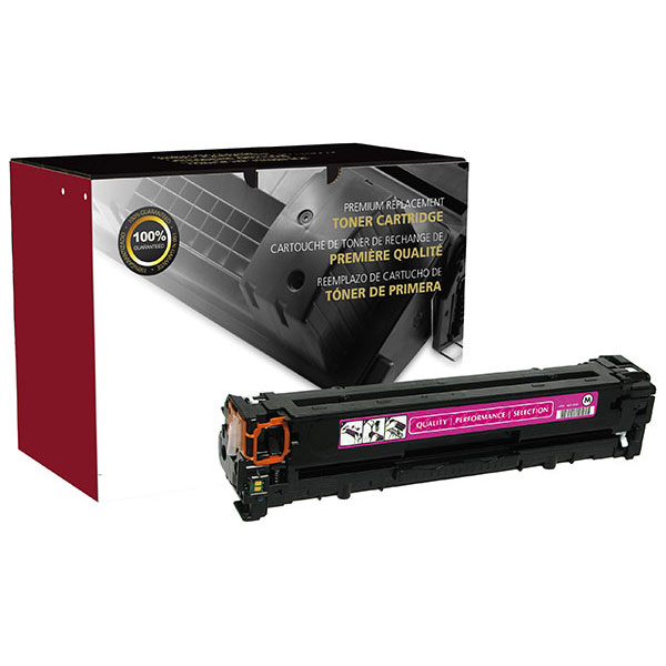 CIG Remanufactured Magenta Toner Cartridge for Color LJ CP1215, CP1515N, CP1518, CM1312 MFP (Alternative for HP CB543A, 125A) (1,400 Yield)