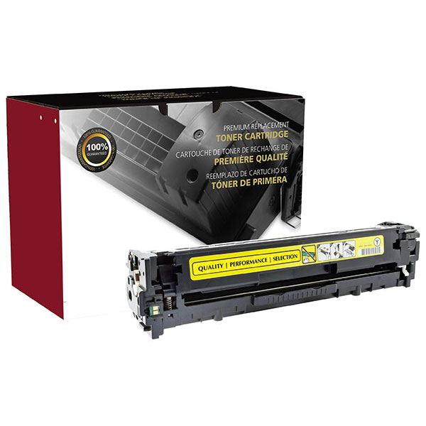 CIG Remanufactured Yellow Toner Cartridge for Color LJ Pro CM1415, CP1525NW (Alternative for HP CE322A, 128A) (1,300 Yield)