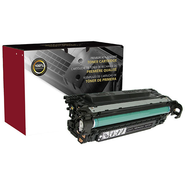 CIG Remanufactured High Yield Black Toner Cartridge for Color LJ CM3530 MFP, CP3525 (Alternative for HP CE250X, 504X) (10,500 Yield)