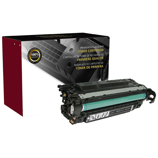CIG Remanufactured Black Toner Cartridge for Color LJ CM3530 MFP, CP3525 (Alternative for HP CE250A, 504A) (5,000 Yield)