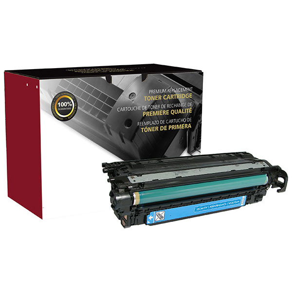 CIG Remanufactured Cyan Toner Cartridge for Color LJ CM3530 MFP, CP3525 (Alternative for HP CE251A, 504A) (7,000 Yield)