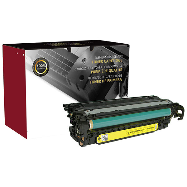 CIG Remanufactured Yellow Toner Cartridge for Color LJ CM3530 MFP, CP3525 (Alternative for HP CE252A, 504A) (7,000 Yield)