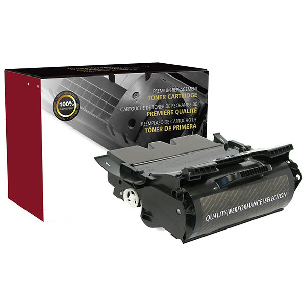 CIG Remanufactured High Yield Toner Cartridge for T640, T642, T644, X642, X644, X646 (Alternative for Lexmark 64015HA, X644H11A, 64004HA, 64035HA) (21,000 Yield) (Compliant) (Includes Label App Wand)