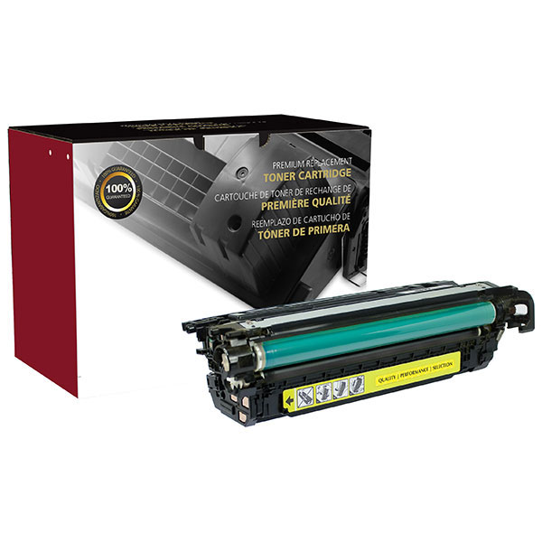 CIG Remanufactured Yellow Toner Cartridge for Color LJ CP4025, CP4525 (Alternative for HP CE262A, 648A) (11,000 Yield)