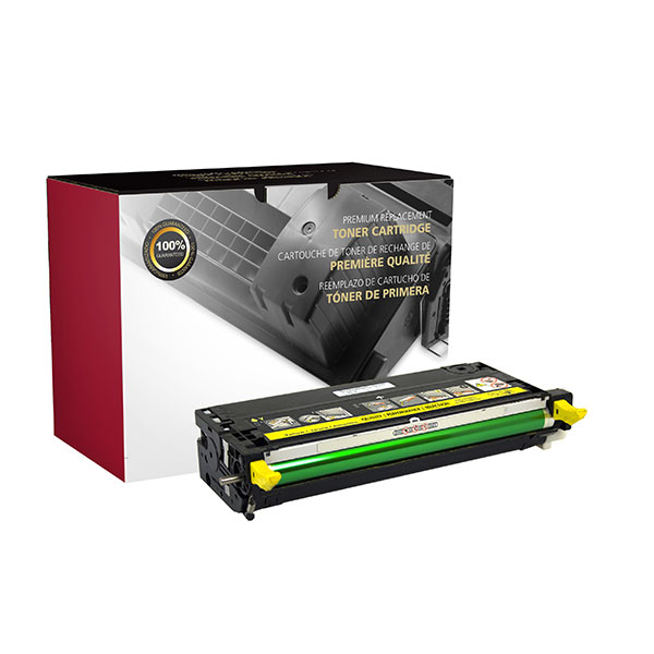 CIG Remanufactured High Yield Yellow Toner Cartridge for Phaser 6180 (Alternative for Xerox 113R00725) (6000 Yield)