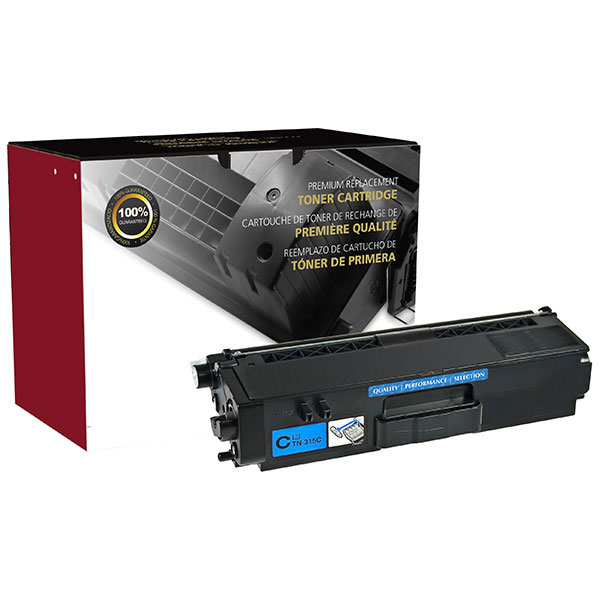 CIG Remanufactured High Yield Cyan Toner Cartridge for DCP-9050CDN, 9055CDN, 9270CDN, HL-4140CN, 4150CDN, 4570, MFC-9460CDN, 9465CDN, 9560CDW, 9970 (Alternative for Brother TN315C) (3,500 Yield)