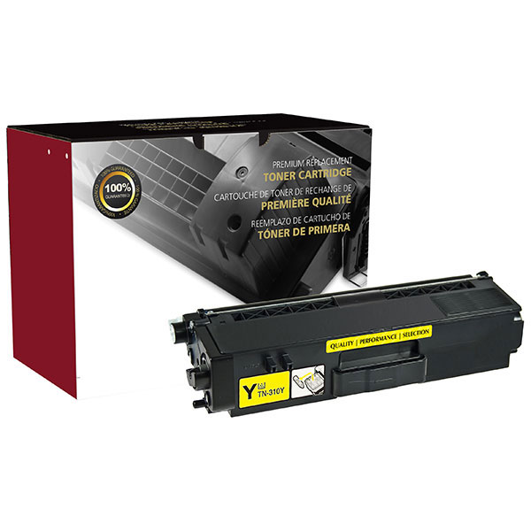 CIG Remanufactured High Yield Yellow Toner Cartridge for DCP-9050CDN, 9055CDN, 9270CDN, HL-4140CN, 4150CDN, 4570, MFC-9460CDN, 9465CDN, 9560CDW, 9970 (Alternative for Brother TN315Y) (3,500 Yield)