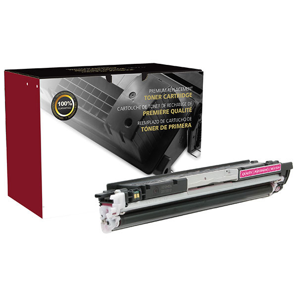 CIG Remanufactured Magenta Toner Cartridge for Color LJ CP1025, M175, M275 (Alternative for HP CE313A, 126A) (1,000 Yield)