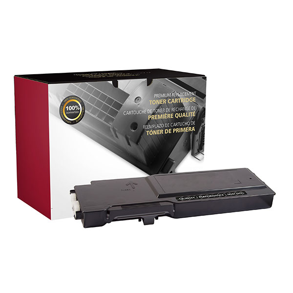 CIG Remanufactured High Yield Black Toner Cartridge for C3760DN, C3760N, C3765DNF (Alternative for Dell 331-8429, W8D60, 331-8425, 86W6H) (11,000 Yield)