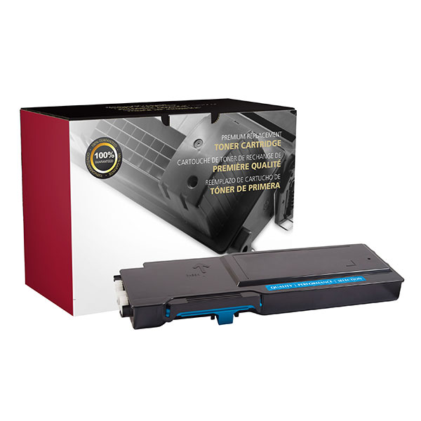 CIG Remanufactured High Yield Cyan Toner Cartridge for C3760DN, C3760N, C3765DNF (Alternative for Dell 331-8432, 1M4KP) (9,000 Yield)