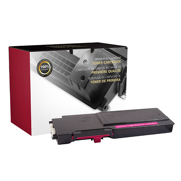 CIG Remanufactured High Yield Magenta Toner Cartridge for C3760DN, C3760N, C3765DNF (Alternative for Dell 331-8431, XKGFP, 331-8427, H5XJP) (9,000 Yield)