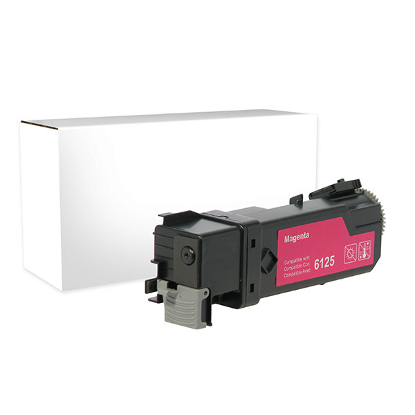 CIG Non-OEM New Build Yellow Toner Cartridge for Phaser 6125 (Alternative for Xerox 106R01333) (1000 Yield)