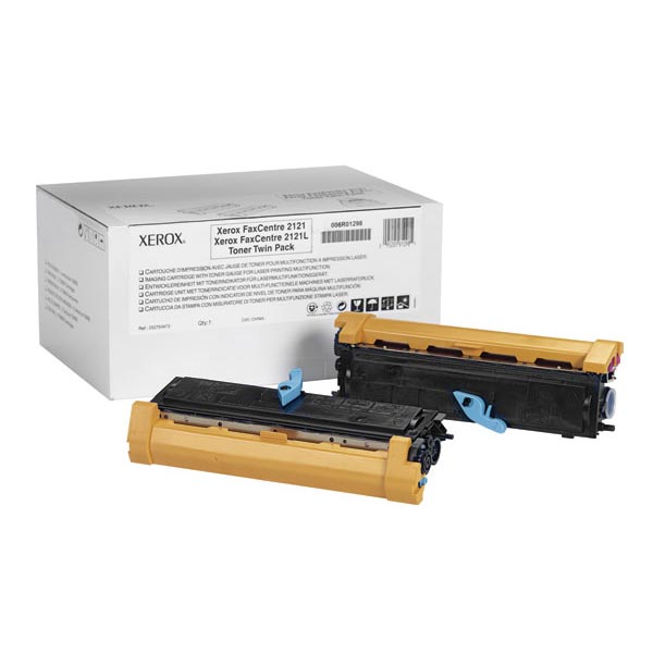 Xerox FaxCentre 2121 Toner Cartridge Dual Pack (2 Pack of OEM# 006R01297) (2 x 6,000 Yield)