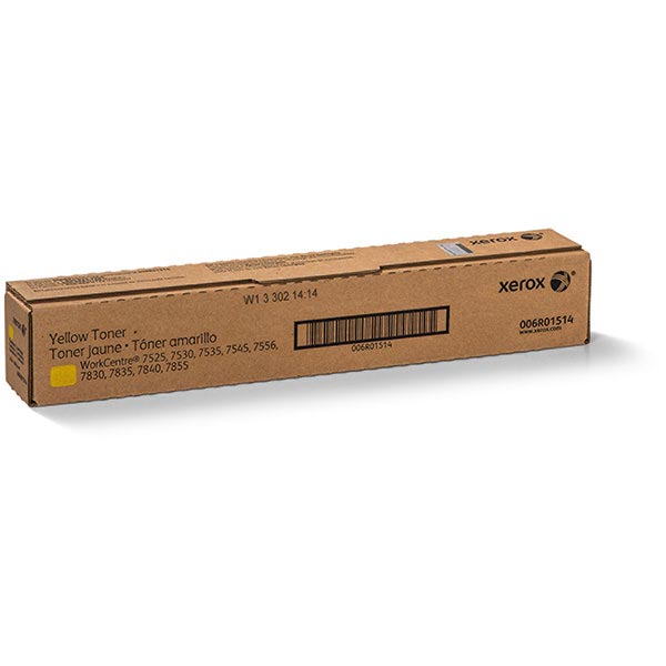 Xerox WorkCentre 7525, 7530, 7535, 7545, 7556, 7830, 7835, 7845, 7855, 7970 Yellow Toner Cartridge (15,000 Yield)