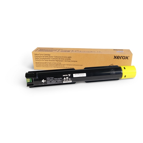 Xerox VersaLink C7120, 7125, 7130 Genuine Extra High Capacity Yellow Toner Cartridge (21,000 Yield)