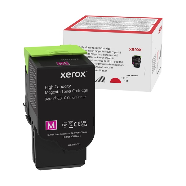 Xerox C310, C315 High Yield Magenta Toner Cartridge (5,500 Yield) (Use & Return)