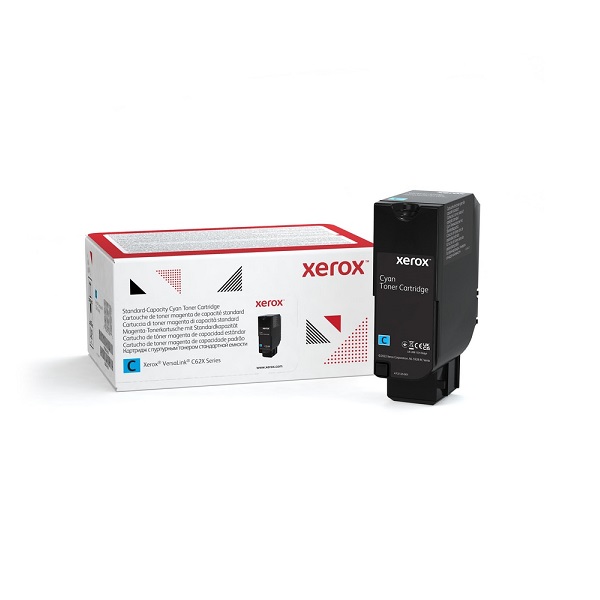 Xerox Genuine VersaLink C620, C625 Standard Capacity Cyan Toner Cartridge (6,000 Yield) (USE & RETURN)