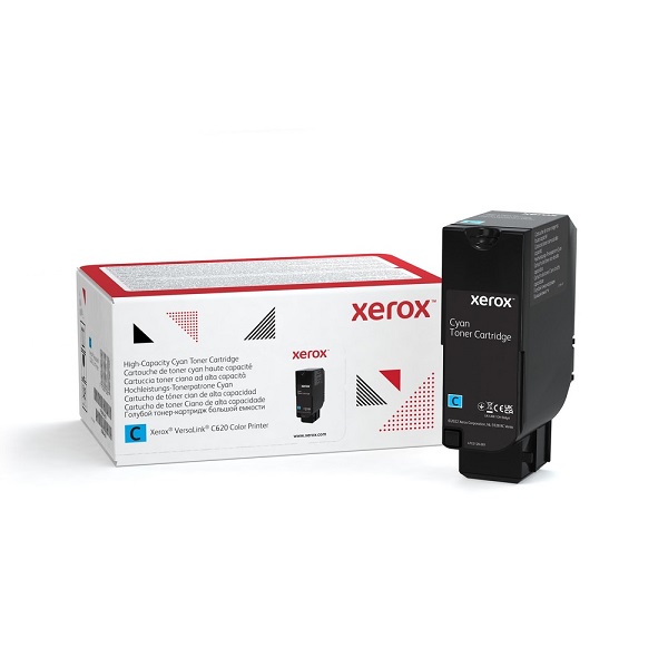 Xerox Genuine Color VersaLink C620 High Capacity Cyan Toner Cartridge (12,000 Yield) (Use & Return)