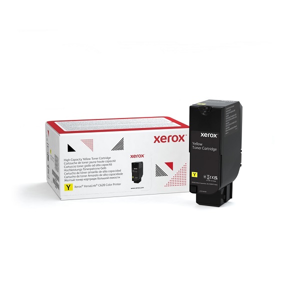 Xerox Genuine Color VersaLink C620 High Capacity Yellow Toner Cartridge (12,000 Yield) (Use & Return)