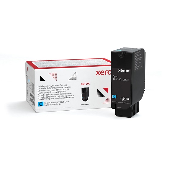 Xerox Genuine VersaLink C625 High Capacity Cyan Toner Cartridge (16,000 Yield) (USE & RETURN)