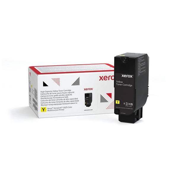 Xerox Genuine VersaLink C625 High Capacity Yellow Toner Cartridge (16,000 Yield) (USE & RETURN)