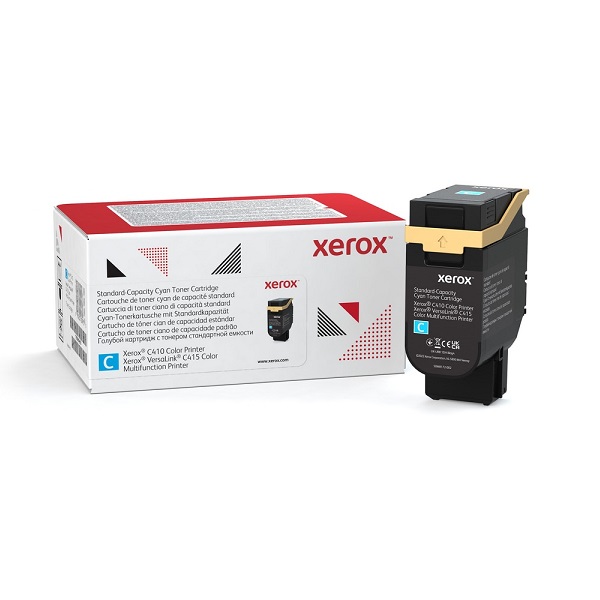 Xerox C410, C415 Standard Yield Cyan Toner Cartridge (2,000 Yield) (Use & Return)