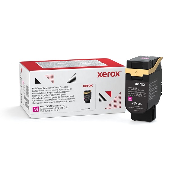 Xerox C410, C415 High Yield Magenta Toner Cartridge (7,000 Yield) (Use & Return)