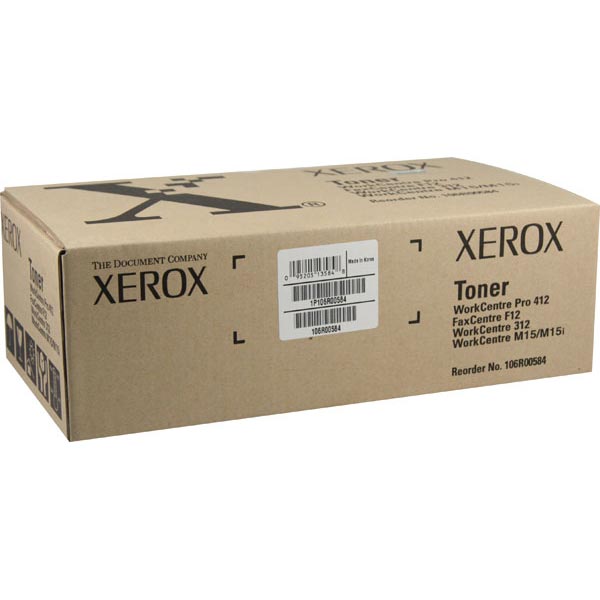 Xerox FaxCentre F12, WorkCentre M15, M15i, WorkCentre Pro 412 Toner Cartridge (6,000 Yield)
