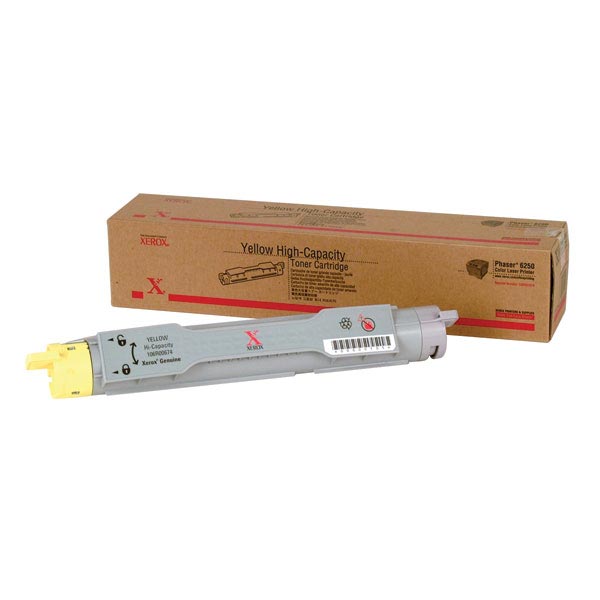 Xerox Phaser 6250 High Capacity Yellow Toner Cartridge (8,000 Yield)