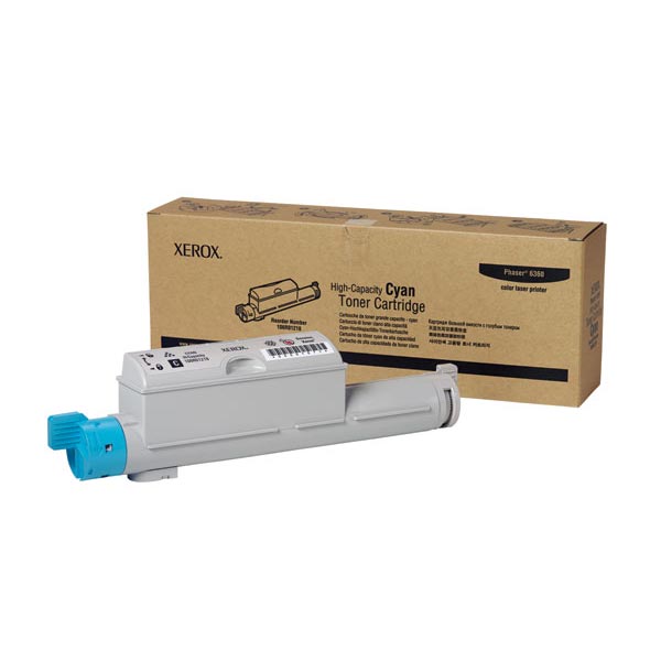 Xerox Phaser 6360 High Capacity Cyan Toner Cartridge (12,000 Yield)