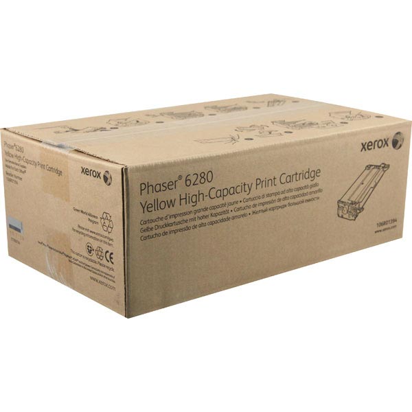 Xerox Phaser 6280 High Capacity Yellow Toner Cartridge (5,900 Yield)