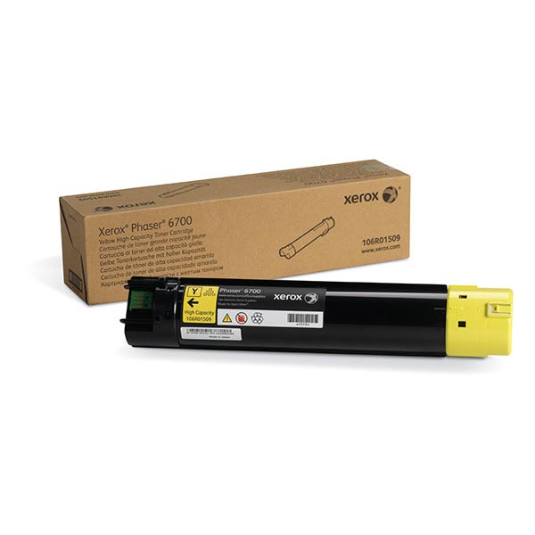 Xerox Phaser 6700 High Capacity Yellow Toner Cartridge (12,000 Yield)