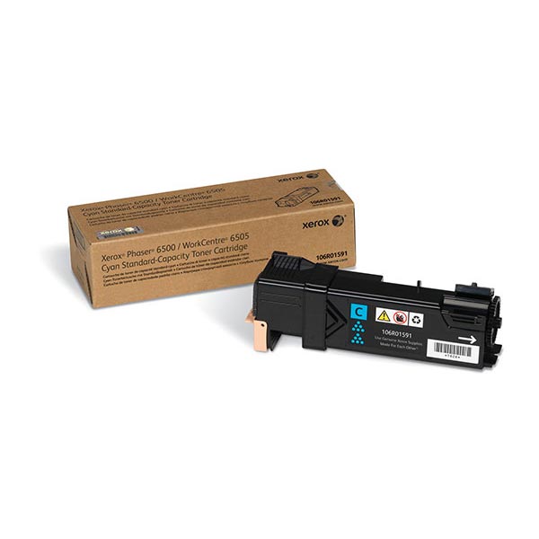 Xerox Phaser 6500, WorkCentre 6505 Cyan Toner Cartridge (1,000 Yield)