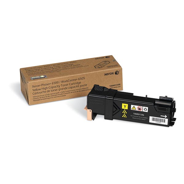 Xerox Phaser 6500 WorkCentre 6505 High Capacity Yellow Toner Cartridge (2500 Yield)