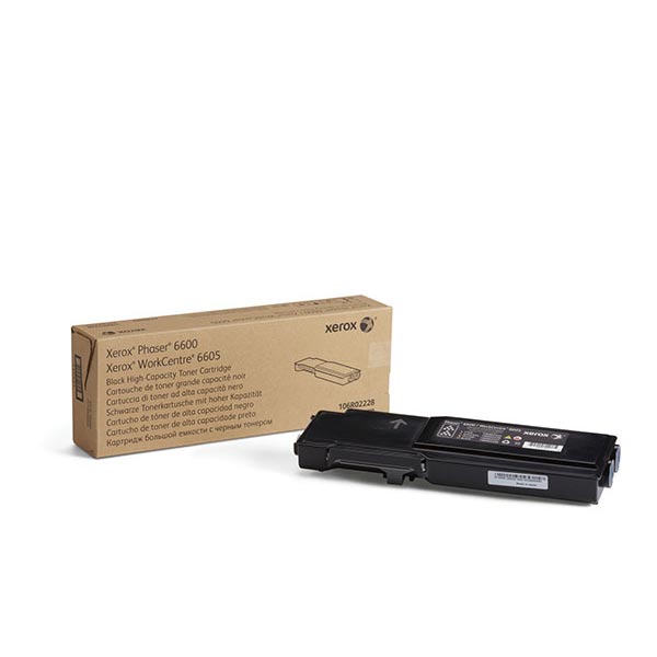 Xerox Phaser 6600, WorkCentre 6605 MFP High Capacity Black Toner Cartridge (8,000 Yield)