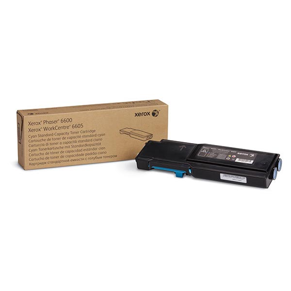 Xerox Phaser 6600, WorkCentre 6605 MFP Cyan Toner Cartridge (2,000 Yield)
