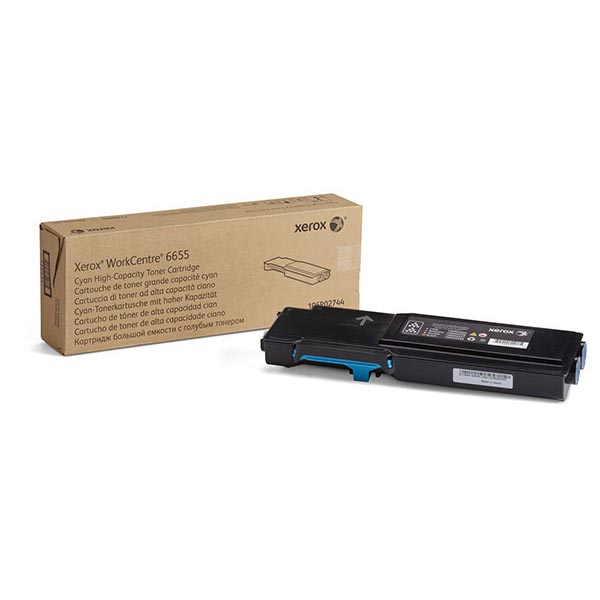 Xerox WorkCentre 6655 High Capacity Cyan Toner Cartridge (7,500 Yield)