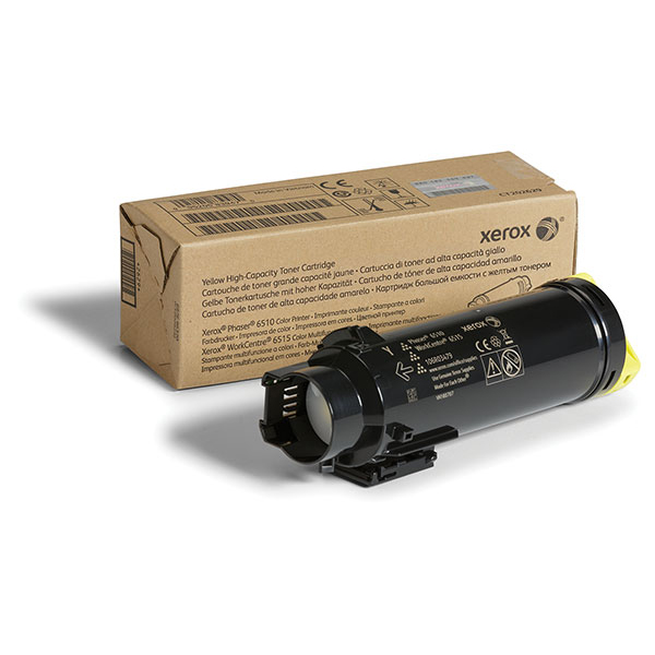 Xerox Phaser 6510 WorkCentre 6515 High Capacity Yellow Toner Cartridge (2400 Yield)