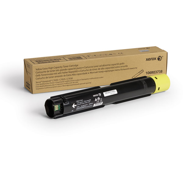 Xerox C7020, C7025, C7030 High Capacity Yellow Toner Cartridge (16,500 Yield)