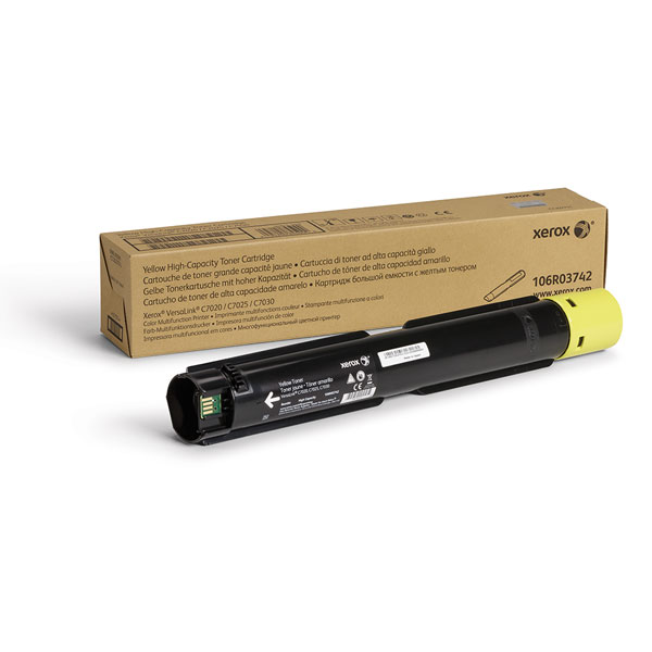 Xerox C7020 C7025 C7030 Yellow Toner Cartridge (9800 Yield)