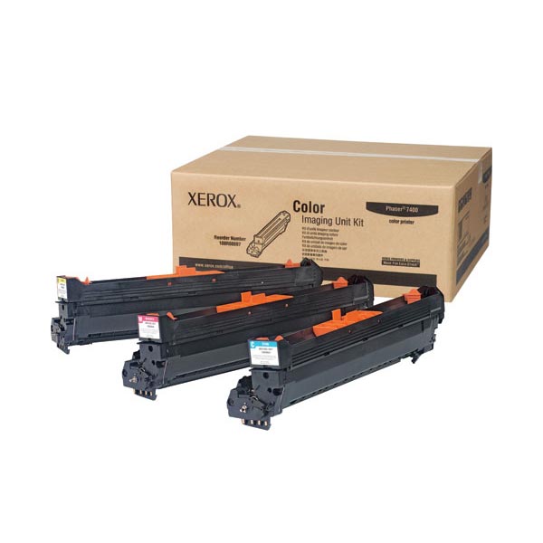 Xerox Phaser 7400 Color Imaging Unit Kit (Includes 1 Each of 108R00647, 108R00648, 108R00649) (30,000 x 3 Yield)