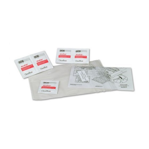 Xerox ColorQube 8580 8700 8880 8900 Phaser 840 850 860 1235 2135 6200 7300 8200 8400 8560MFP 8860 8860MFP Cleaning Kit (Includes 5 Alcohol Wipes Instructions)